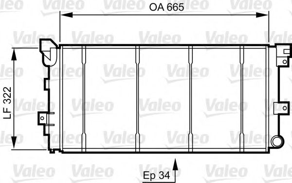 Imagine Radiator, racire motor VALEO 731531