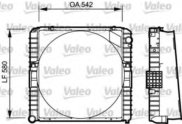 Imagine Radiator, racire motor VALEO 731534