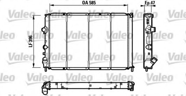 Imagine Radiator, racire motor VALEO 731538