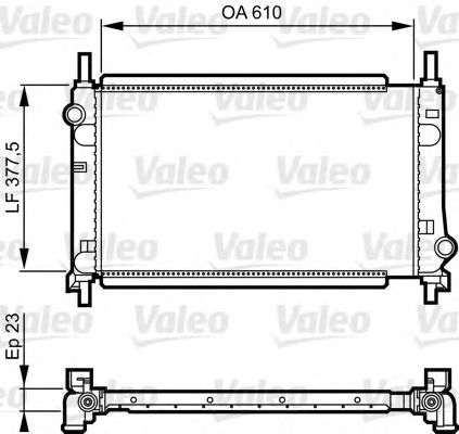 Imagine Radiator, racire motor VALEO 731550