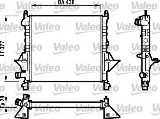 Imagine Radiator, racire motor VALEO 731552