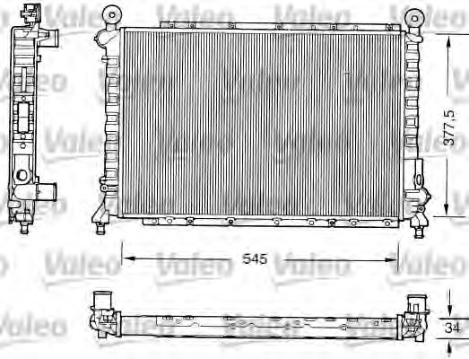 Imagine Radiator, racire motor VALEO 731559