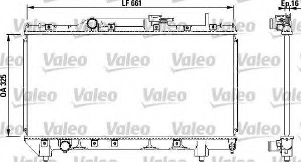 Imagine Radiator, racire motor VALEO 731565