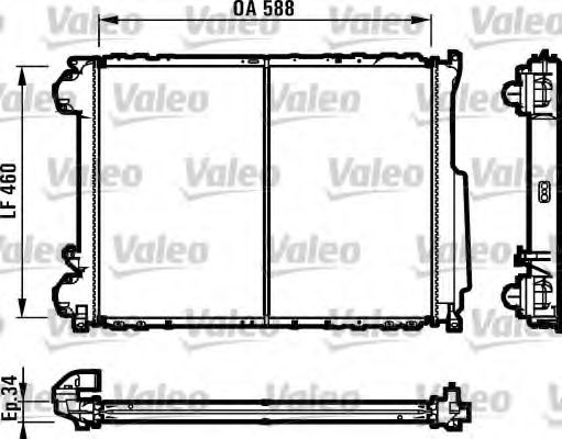 Imagine Radiator, racire motor VALEO 731604