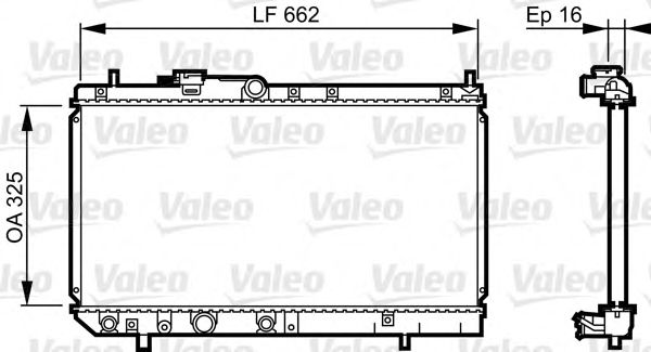 Imagine Radiator, racire motor VALEO 731620