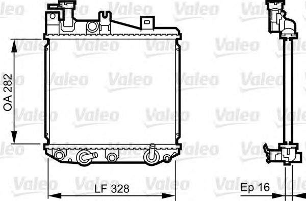 Imagine Radiator, racire motor VALEO 731622