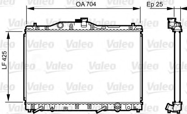 Imagine Radiator, racire motor VALEO 731629