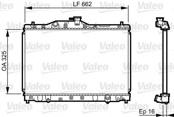 Imagine Radiator, racire motor VALEO 731630