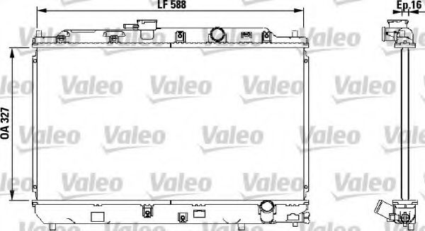 Imagine Radiator, racire motor VALEO 731634