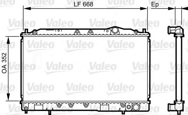 Imagine Radiator, racire motor VALEO 731639