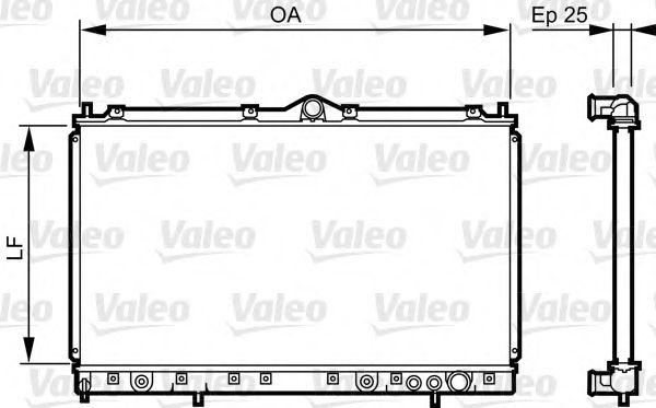 Imagine Radiator, racire motor VALEO 731640