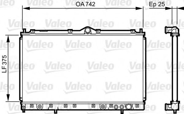 Imagine Radiator, racire motor VALEO 731641