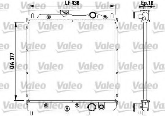 Imagine Radiator, racire motor VALEO 731646