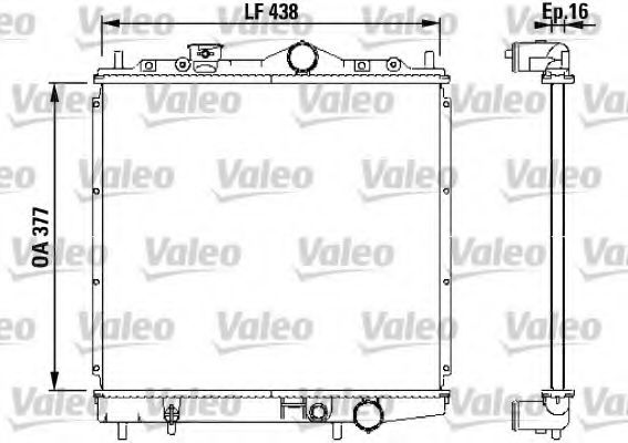 Imagine Radiator, racire motor VALEO 731647