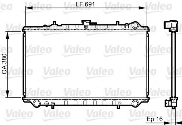 Imagine Radiator, racire motor VALEO 731656