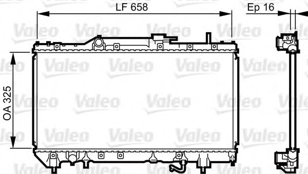 Imagine Radiator, racire motor VALEO 731685