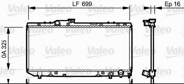 Imagine Radiator, racire motor VALEO 731696