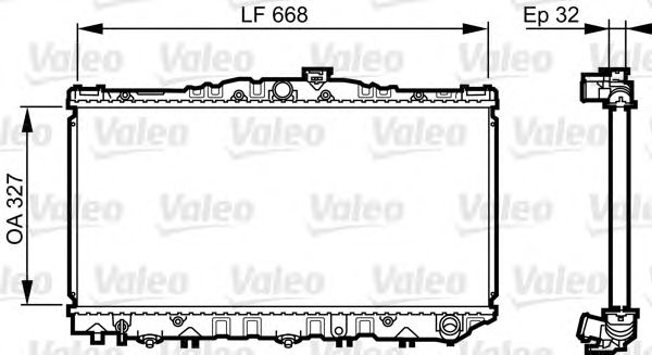 Imagine Radiator, racire motor VALEO 731698