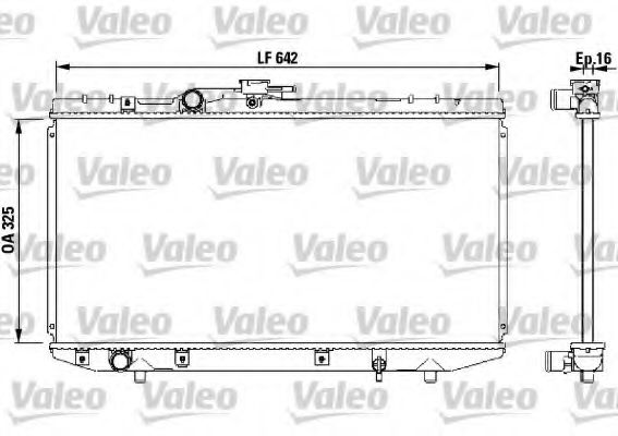 Imagine Radiator, racire motor VALEO 731714