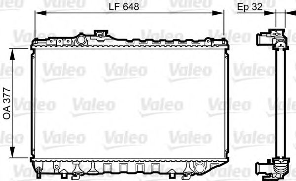 Imagine Radiator, racire motor VALEO 731715