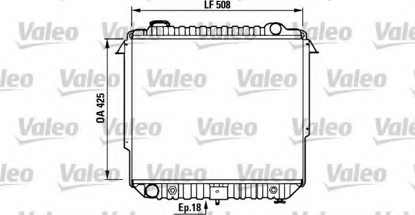 Imagine Radiator, racire motor VALEO 731718