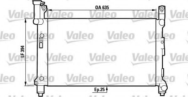 Imagine Radiator, racire motor VALEO 731720