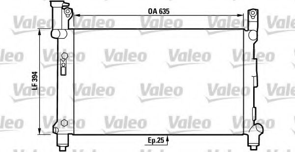 Imagine Radiator, racire motor VALEO 731721