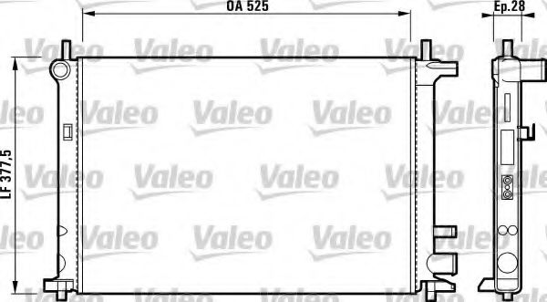 Imagine Radiator, racire motor VALEO 731736