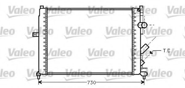 Imagine Radiator, racire motor VALEO 731738