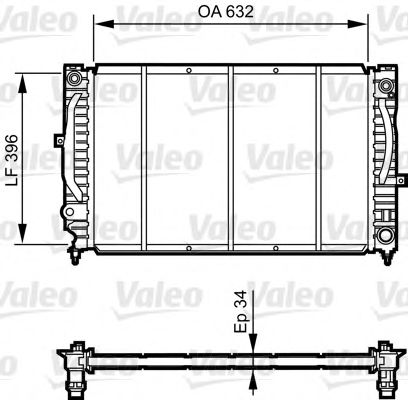 Imagine Radiator, racire motor VALEO 731756