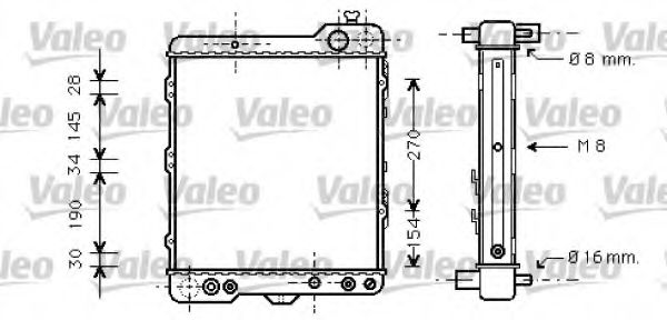 Imagine Radiator, racire motor VALEO 731760