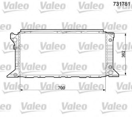 Imagine Radiator, racire motor VALEO 731781