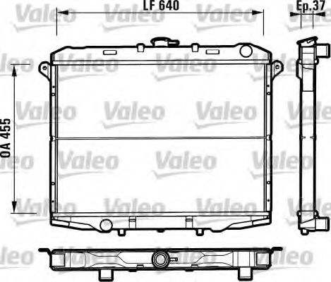 Imagine Radiator, racire motor VALEO 731785