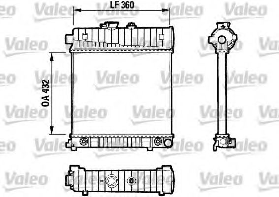 Imagine Radiator, racire motor VALEO 731804