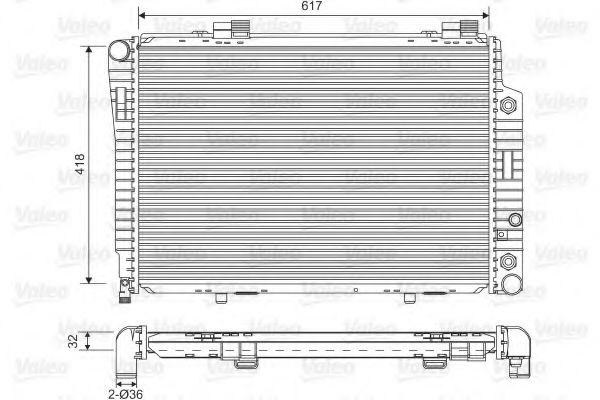 Imagine Radiator, racire motor VALEO 731805