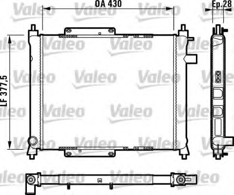 Imagine Radiator, racire motor VALEO 731815