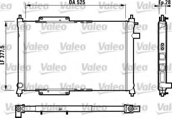 Imagine Radiator, racire motor VALEO 731818