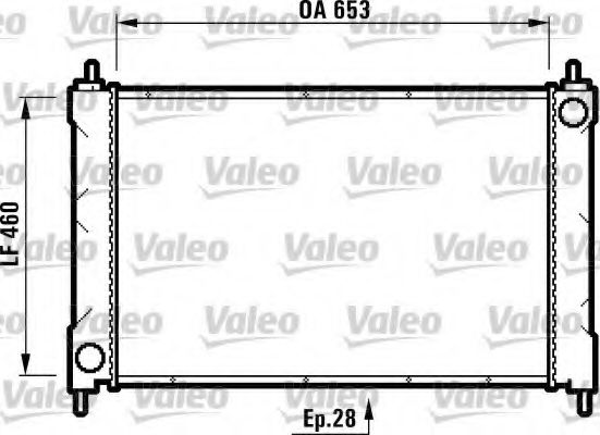 Imagine Radiator, racire motor VALEO 731825