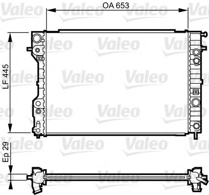 Imagine Radiator, racire motor VALEO 731841