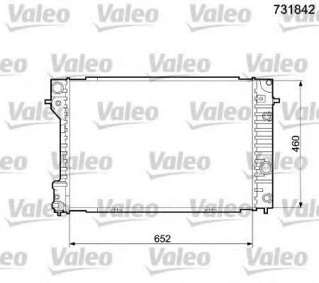 Imagine Radiator, racire motor VALEO 731842