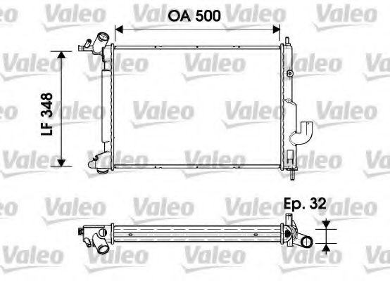 Imagine Radiator, racire motor VALEO 731845