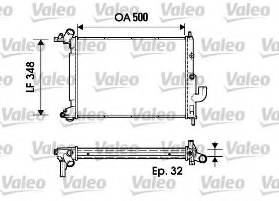 Imagine Radiator, racire motor VALEO 731846