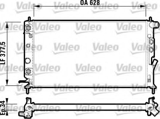 Imagine Radiator, racire motor VALEO 731848