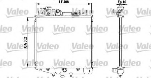 Imagine Radiator, racire motor VALEO 731856