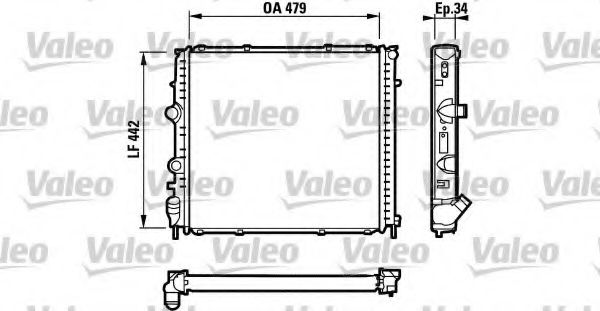 Imagine Radiator, racire motor VALEO 731910