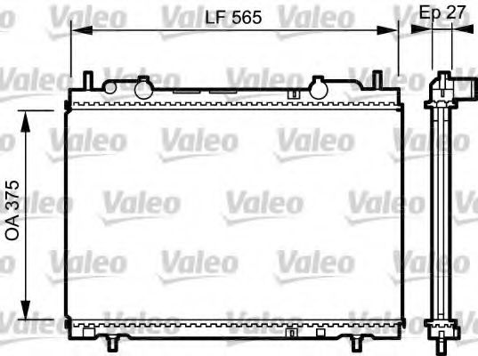 Imagine Radiator, racire motor VALEO 731973