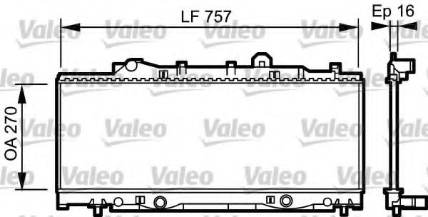 Imagine Radiator, racire motor VALEO 731976