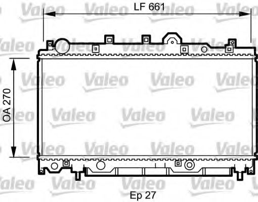 Imagine Radiator, racire motor VALEO 731978