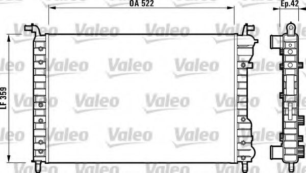 Imagine Radiator, racire motor VALEO 732005