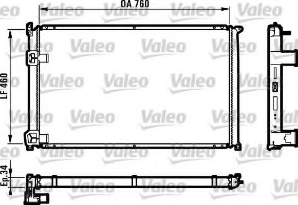 Imagine Radiator, racire motor VALEO 732063